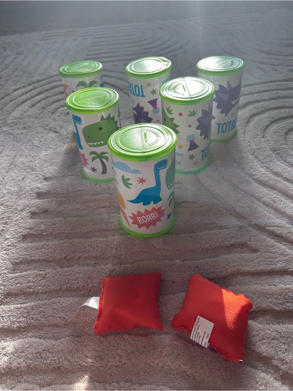 Kids Dinosaur Toss Game Dinosaur Bean Bag Toss